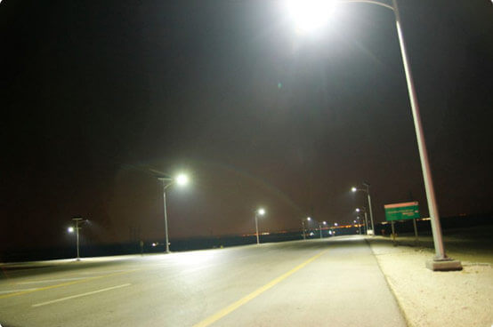 BBE Solar LED Street Light-LU2 in Abqaiq, KSA
