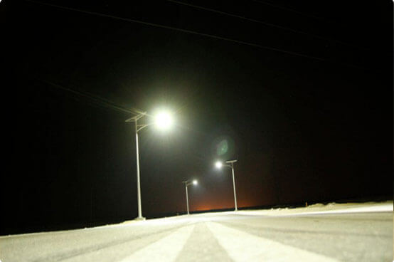 BBE Solar LED Street Light-LU2 in Abqaiq, KSA