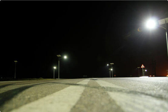 BBE Solar LED Street Light-LU2 in Abqaiq, KSA