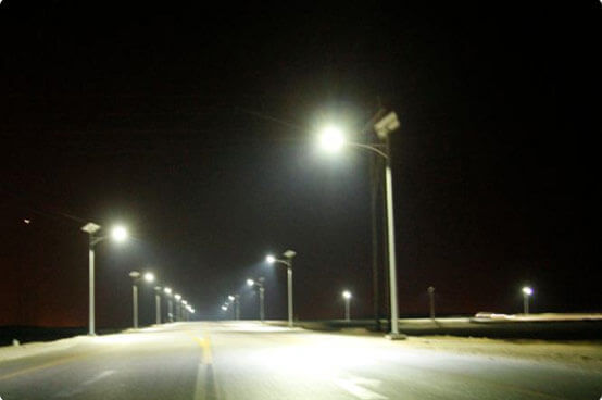 BBE Solar LED Street Light-LU2 in Abqaiq, KSA