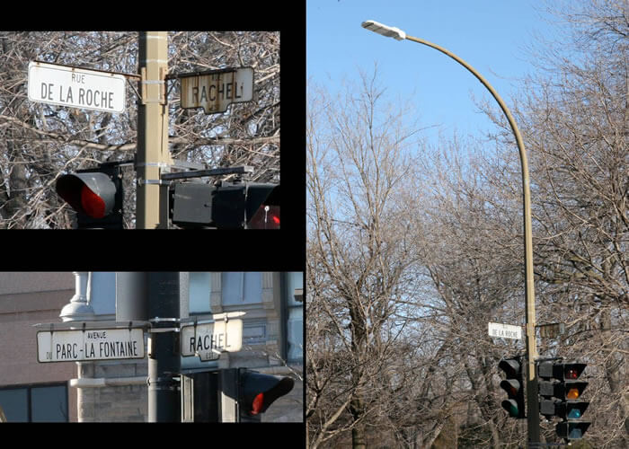 LED Street Light, LU4 in Varennes, Québec, Canada