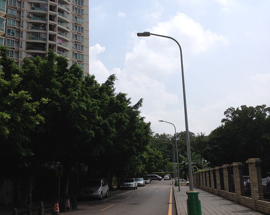 BBE LED Street Light LS2 on Caiyun Rd, Futian, Shenzhen, China