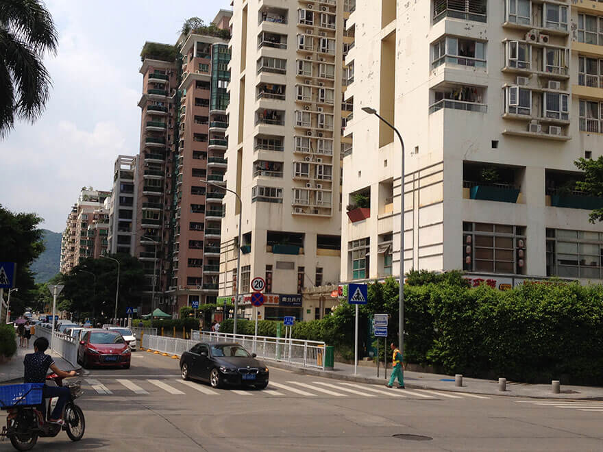 BBE LED Street Light LS2 on Caiyun Rd, Futian, Shenzhen, China