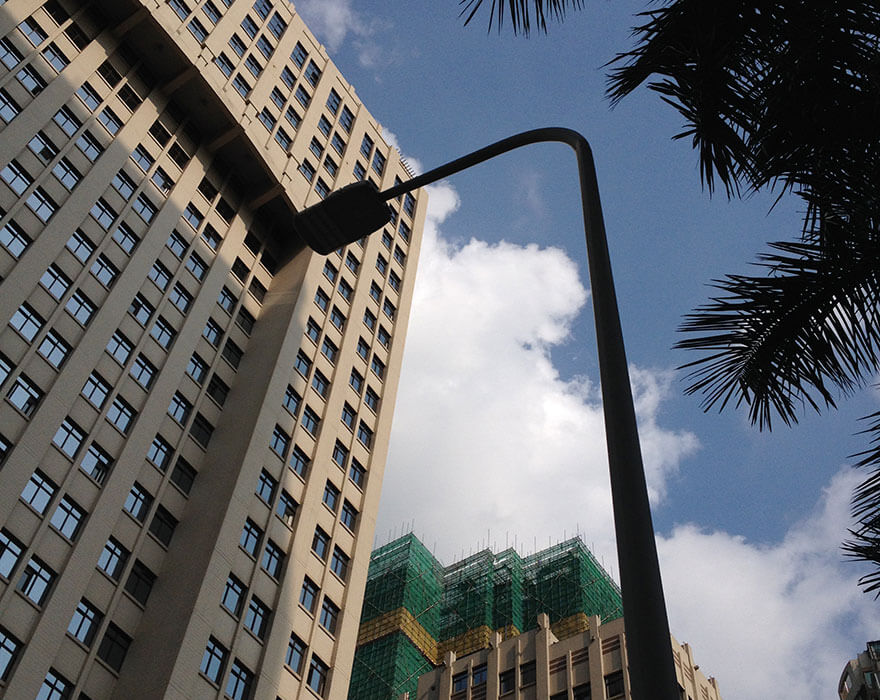 BBE LED Street Light LS2 on Caiyun Rd, Futian, Shenzhen, China