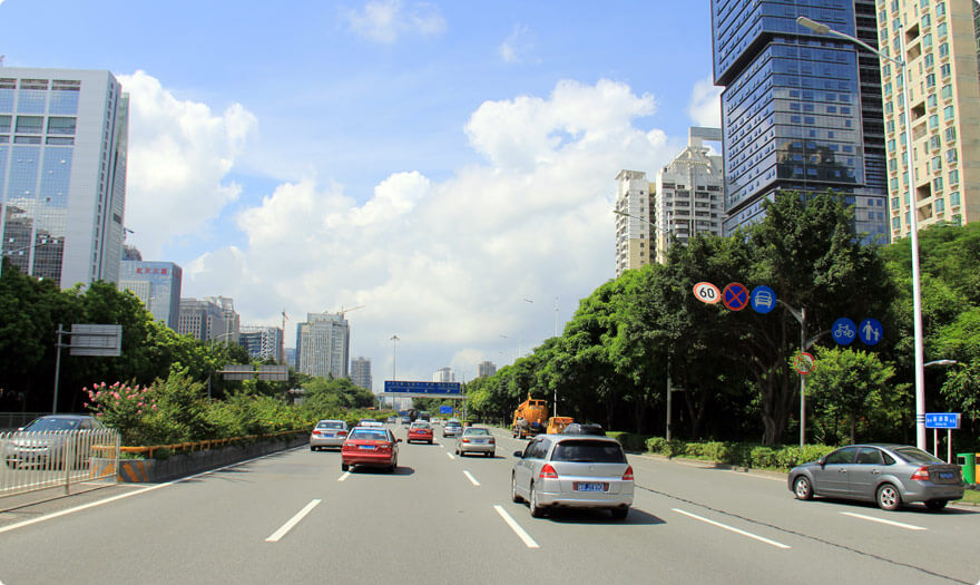 BBE LS series in Binhe Road, Shenzhen, China