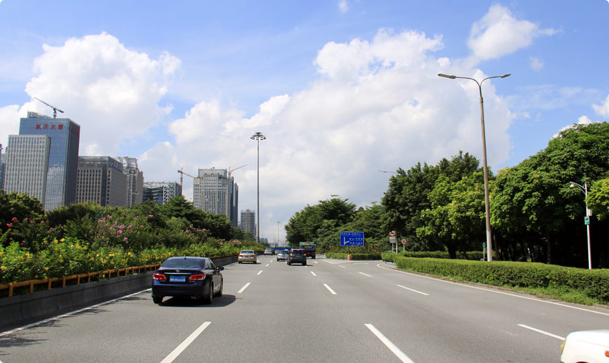 BBE LS series in Binhe Road, Shenzhen, China