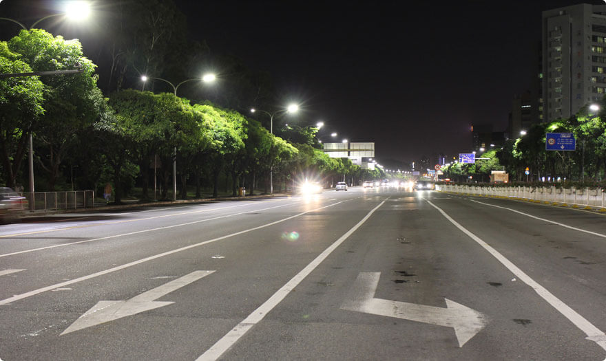BBE LED Street Light-LS8 in Hongli Road, Futian District, Shenzhen, China