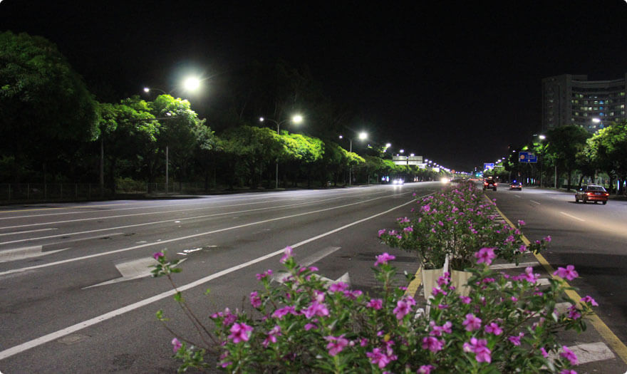 BBE LED Street Light-LS8 in Hongli Road, Futian District, Shenzhen, China