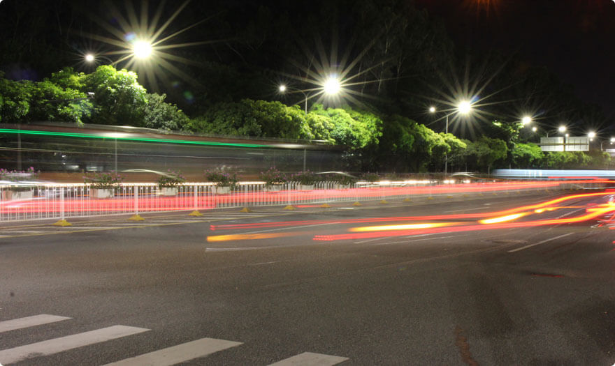 BBE LED Street Light-LS8 in Hongli Road, Futian District, Shenzhen, China