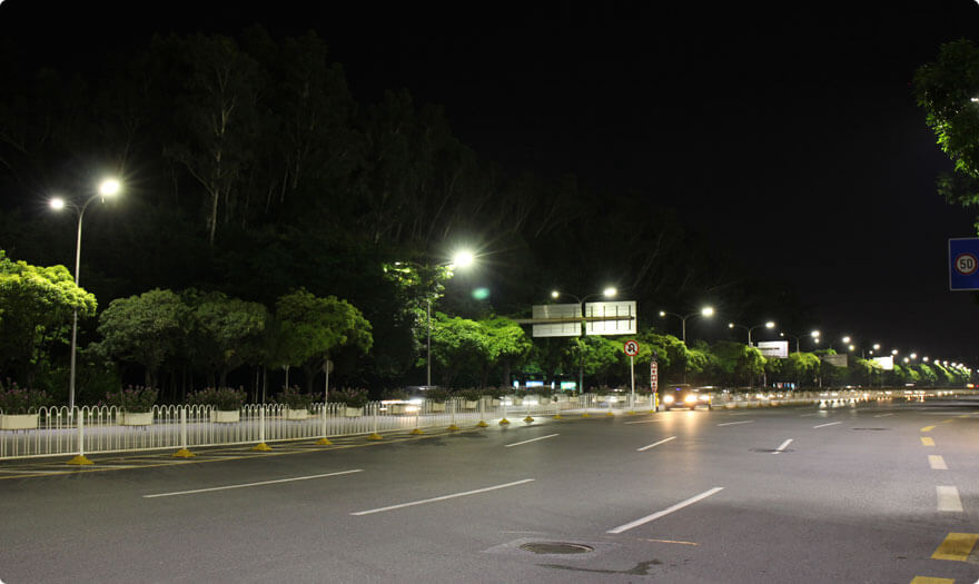 BBE LED Street Light-LS8 in Hongli Road, Futian District, Shenzhen, China