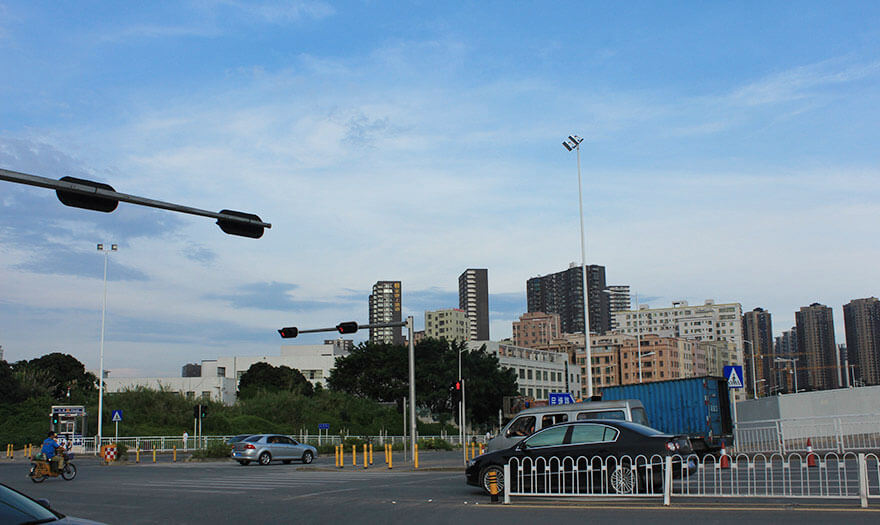 BBE LED Street Light-LS8 in Hongli Road, Futian District, Shenzhen, China