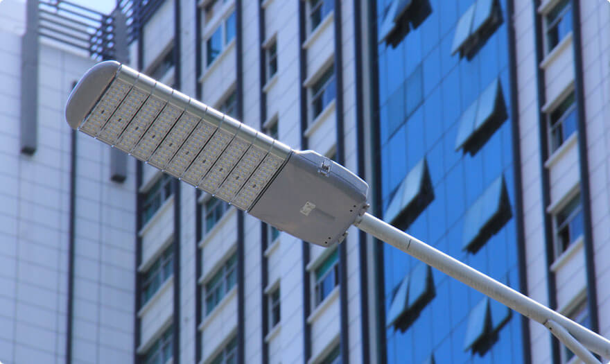 BBE LED street light LS series were installed at Caitian road, Shenzhen city