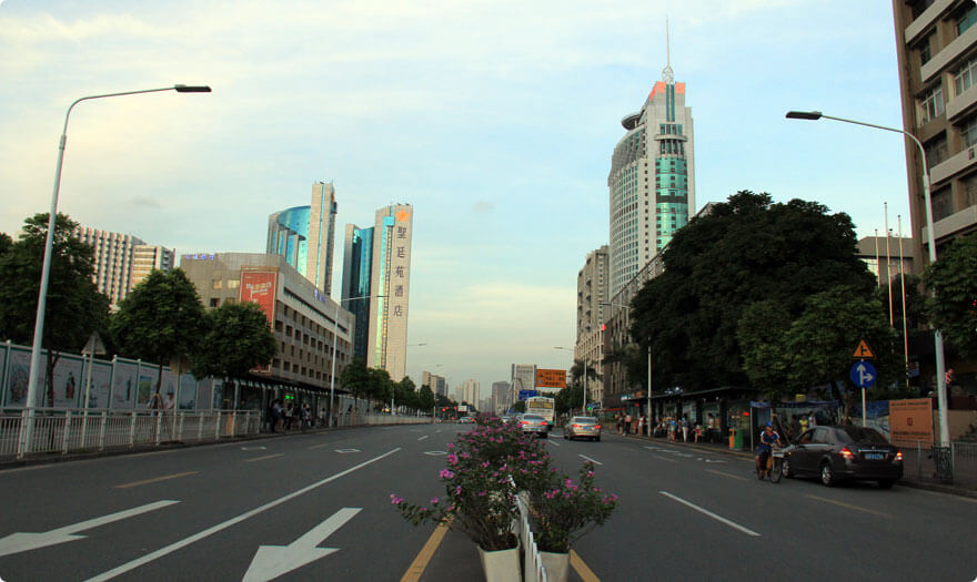 BBE LED Street Light –LS10 in HongLi Road Shenzhen