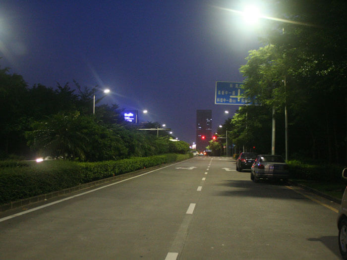 BBE Street Lighting in Nanshan S&T Park, Shenzhen, China