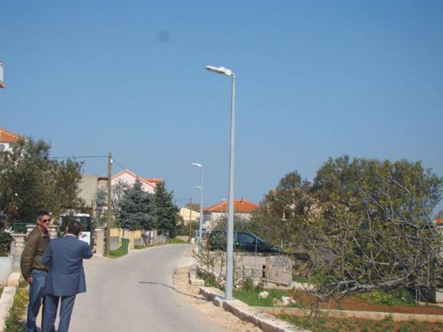 BBE Powered Street Light, LU2 in Tkon City, Croatia