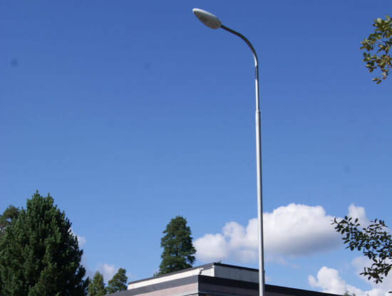 LED Street Light, LU1 in Heinola, Koskensaarentie, Finland