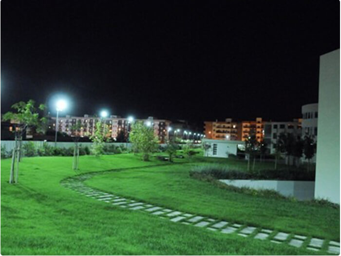 LU2 for exterior lighting in Corato, Italy