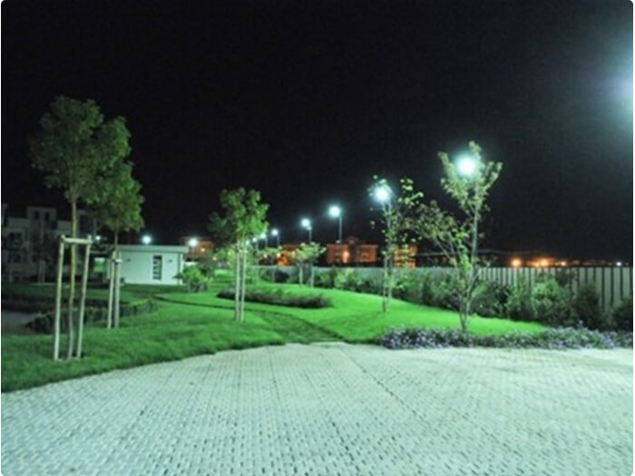 LU2 for exterior lighting in Corato, Italy