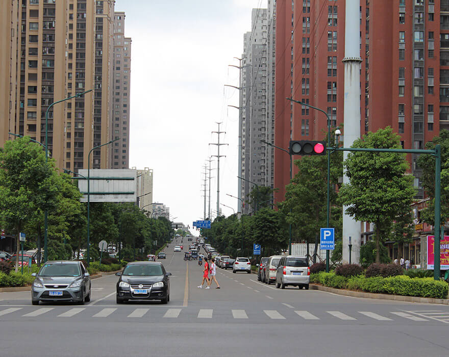 BBE LED Street Light-LU6 installed in Changsha, China