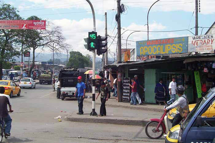 LED Pedestrian Light in Colombia