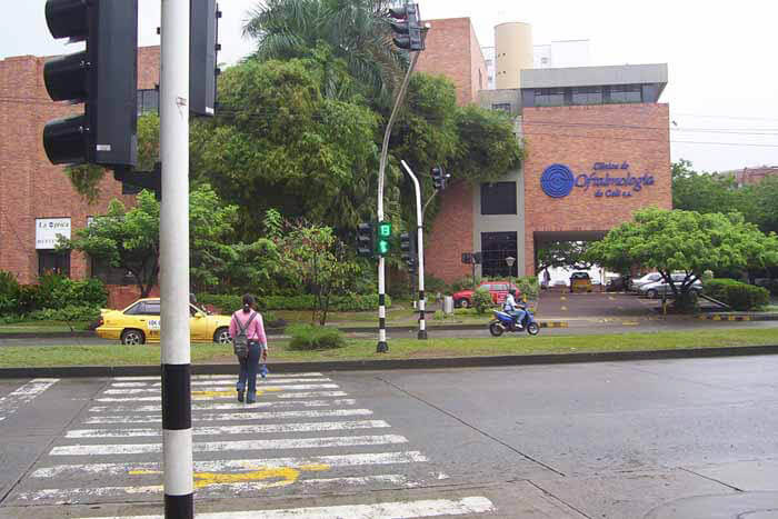 LED Pedestrian Light in Colombia