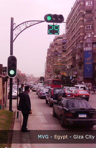 LED Traffic Lights from BBE in Egypt