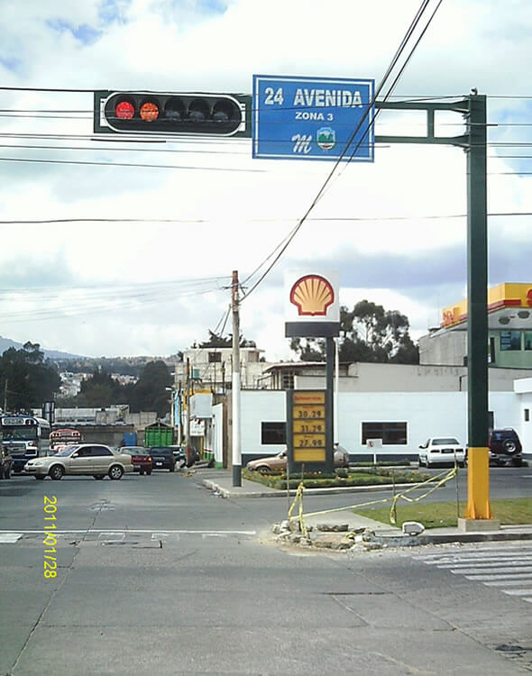 LED Traffic Light Project in Guatemala