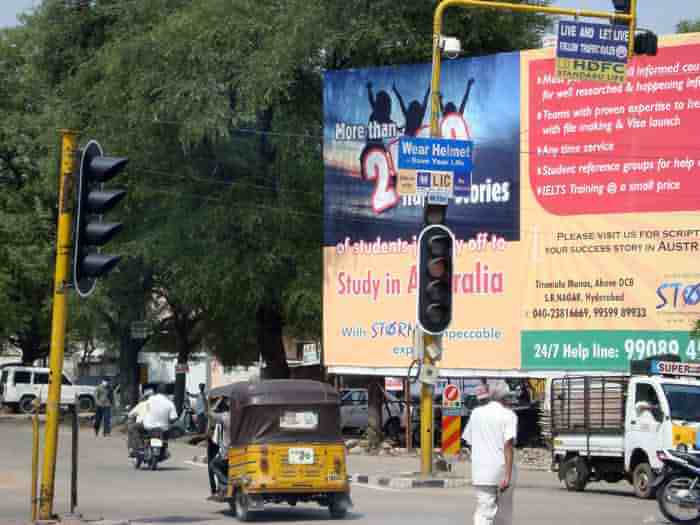 LED Traffic Light in Hyderabad, India