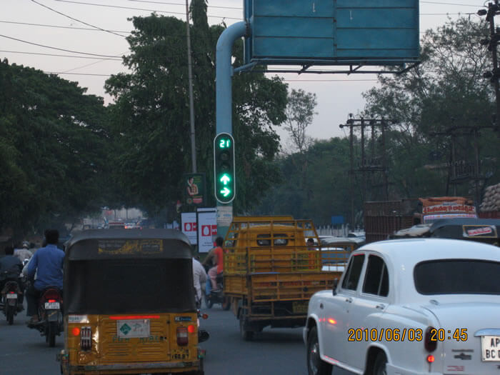 LED Traffic Light in Hyderabad, India