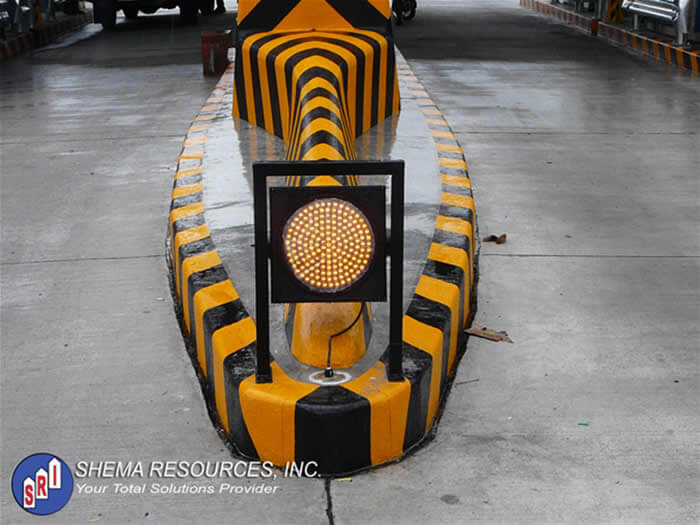 LED Caution light application for Toll Gate Project in Philippines.