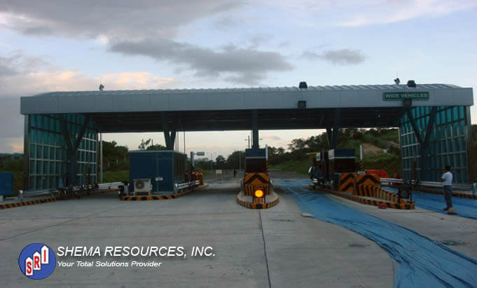 LED Caution light application for Toll Gate Project in Philippines.