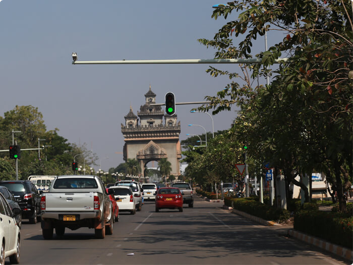 Encounter BBE Traffic Project in Vientiane, Laos