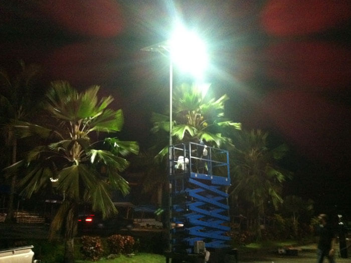 BBE SS28 and SS112 Solar Street Light Installed in Fiji