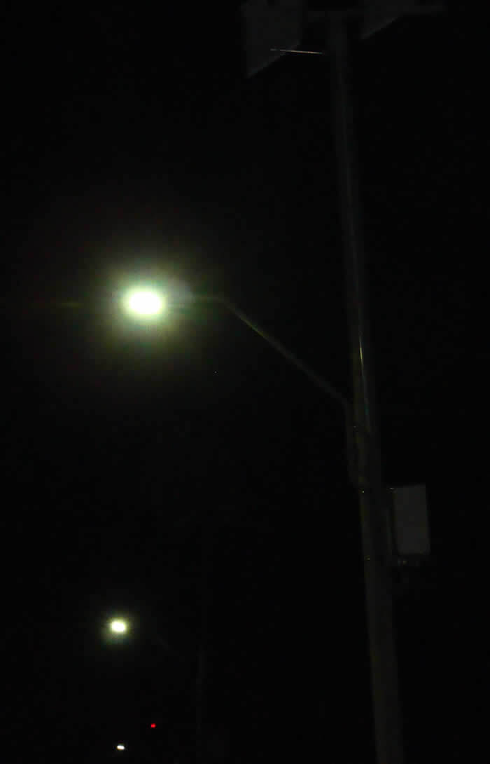 Solar LED Street Light, LU1 in Israel