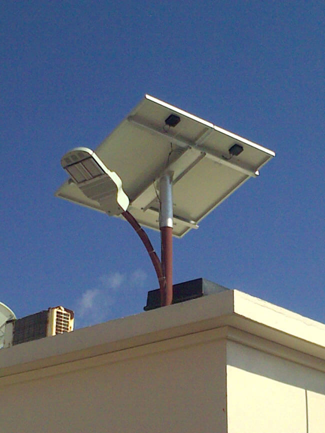 Solar LED Streetlight LU2 in Maldives