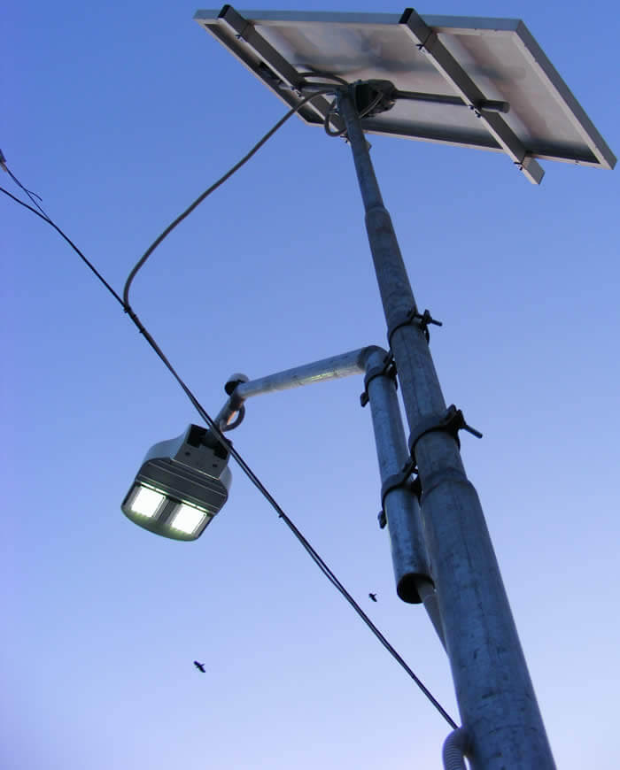 BBE Solar LED Street Lighting, LU2 in Deva, Romania