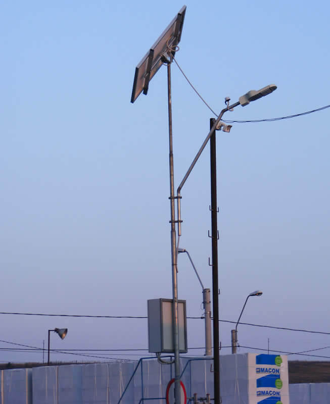 BBE Solar LED Street Lighting, LU2 in Deva, Romania