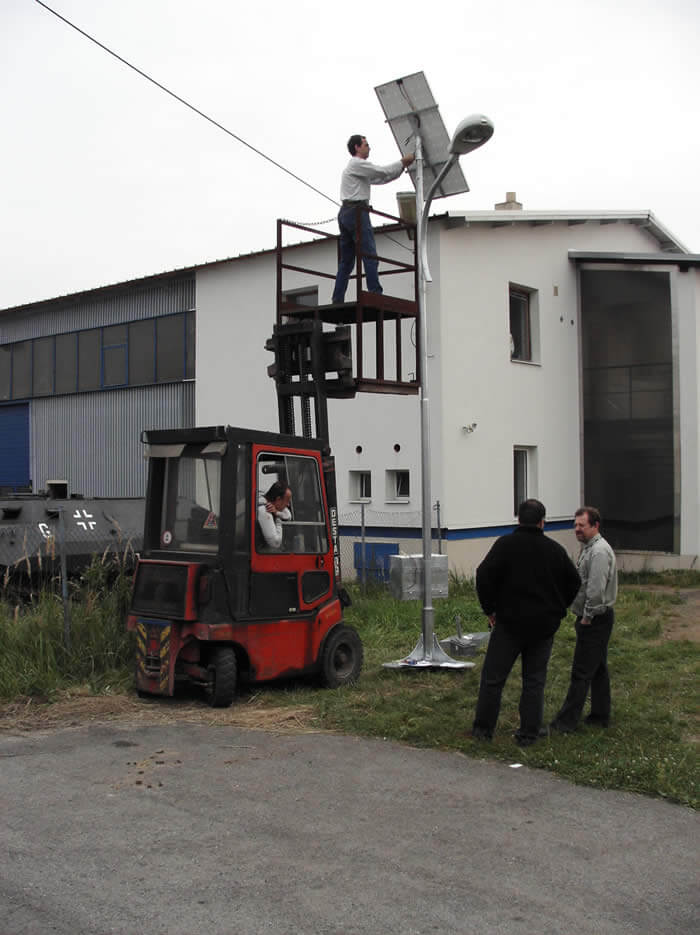 Solar LED Street Light, SP90 in Slovakia