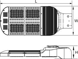 Street Light LU Dimension