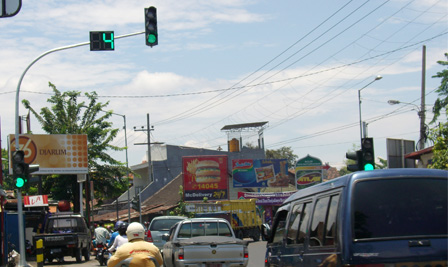 LED Traffic Light project in Sidoarjo East Java Indonesia