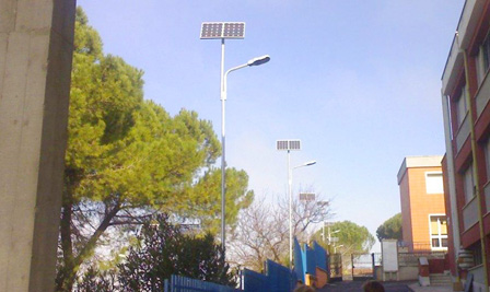 Solar LED Street Light LU2 in Italy