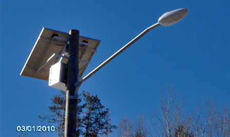 Solar LED Street Lighting, LU1 in New Hampshire, USA