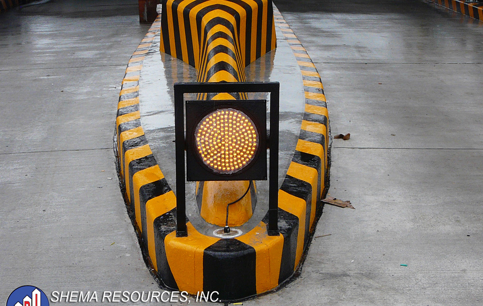 LED Caution light application for Toll Gate Project in Philippines.