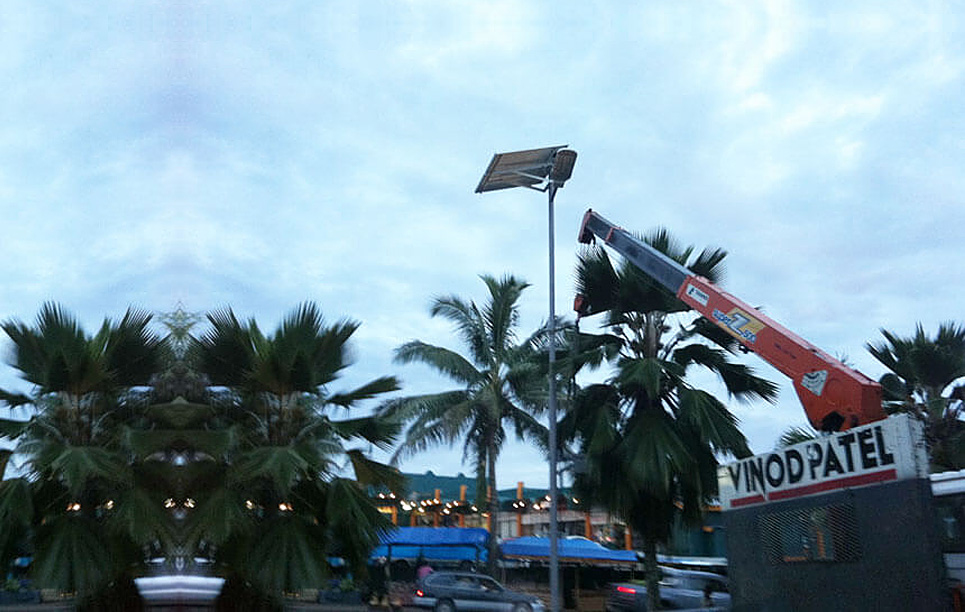 BBE SS28 and SS112 Solar Street Light Installed in Fiji