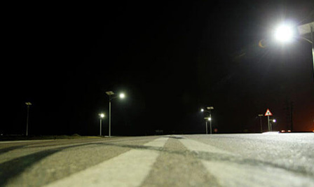 BBE Solar LED Street Light-LU2 in Abqaiq, KSA