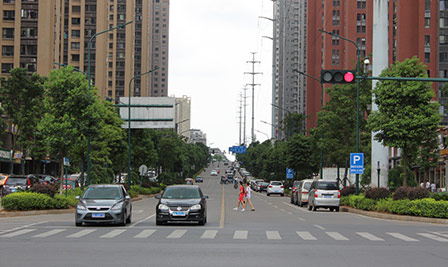 BBE LED Street Light-LU6 installed in Changsha, China