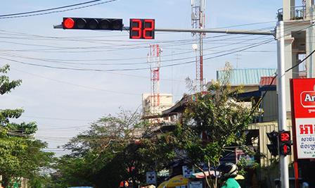 BBE LED Traffic Light and Countdown Timer Project in Cambodia