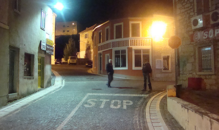 LED Street Light, LU2 in the City of Vrlika, in Croatia
