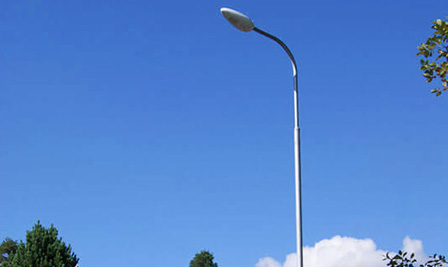 LED Street Light, LU1 in Heinola, Koskensaarentie, Finland