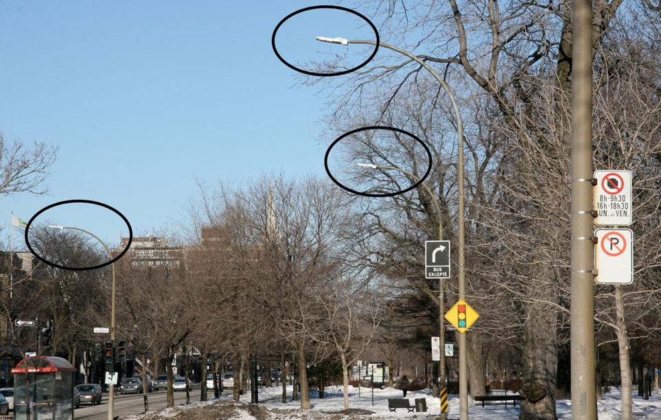 LED Street Light, LU4 in Montréal, Québec, Canada